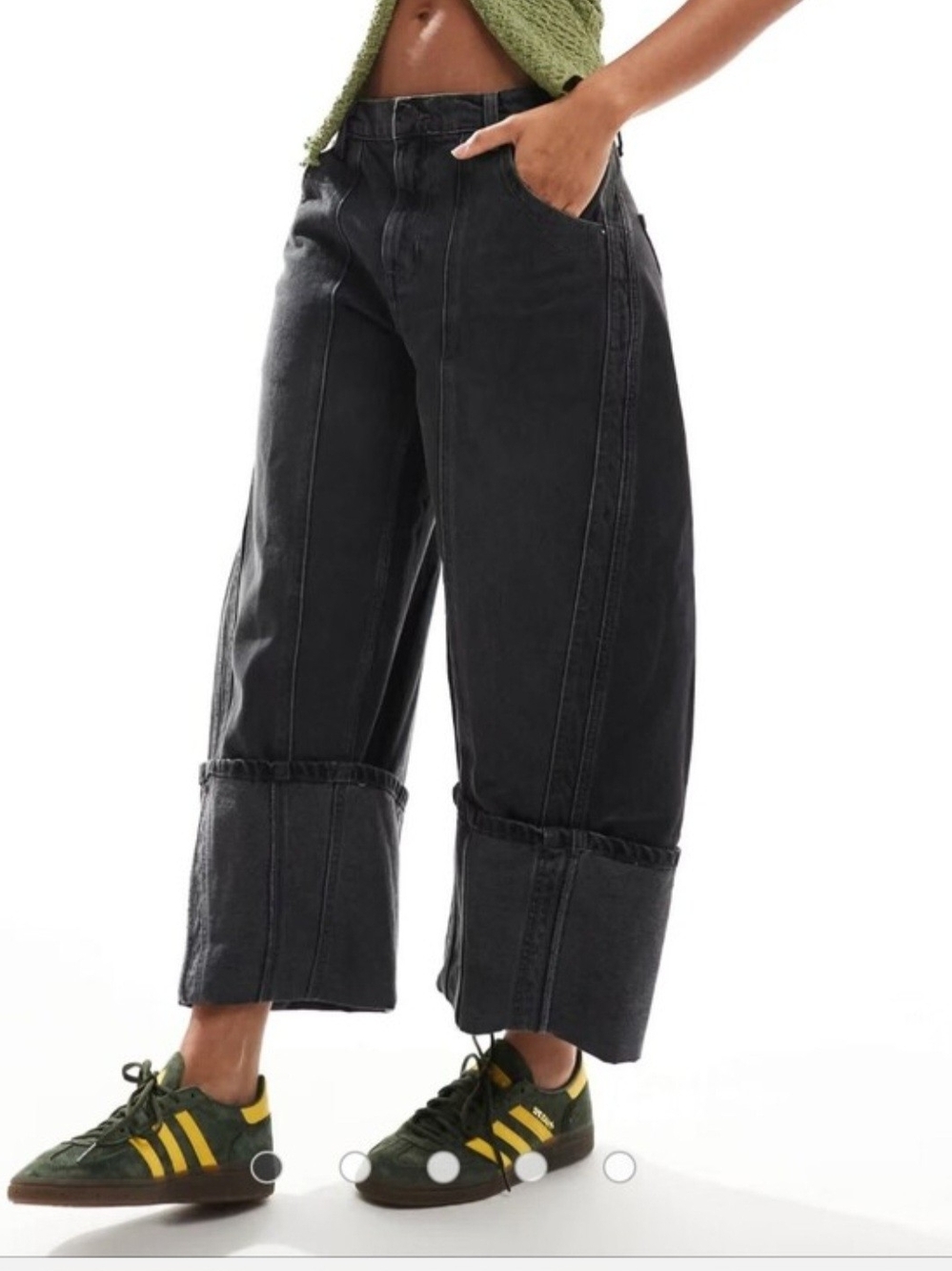 We The Free Olsen Cuffed Barrell Cuffed Barrel Jeans Sz 29
